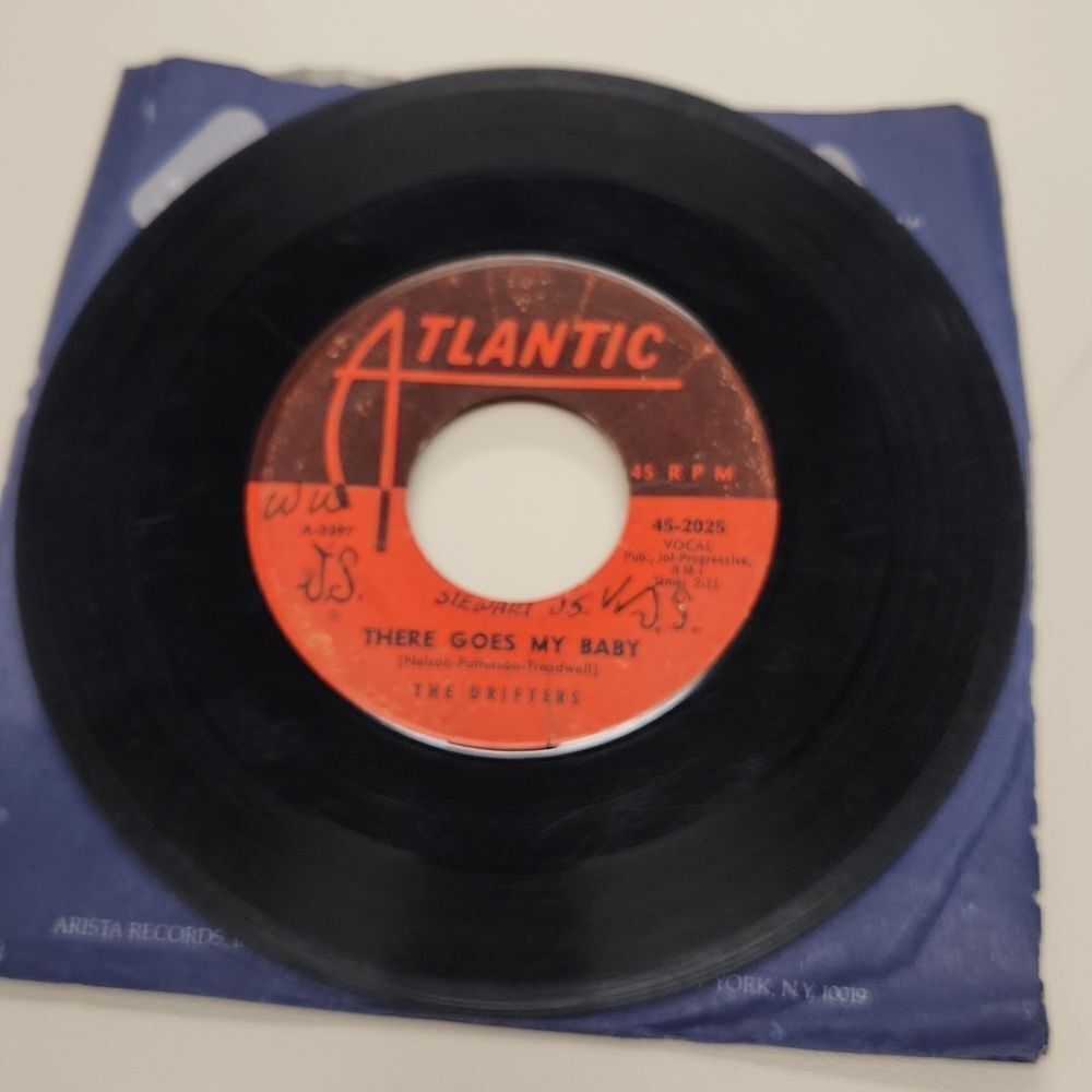 The Drifters Oh My Love There Goes My Baby 45 RPM Vinyl Record